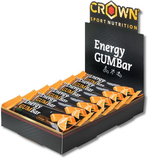 Crown Sport Nutrition Energy Gum Bar 12 X 30 Gr