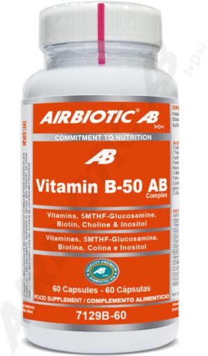 Airbiotic Vit B-50 Ab Complex 60 Caps