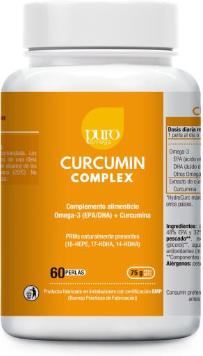 Puro Omega Curcumin Complex 60 Perlas