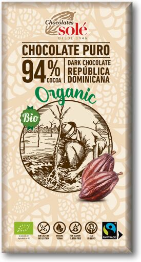 Chocolates Sol&eacute; Chocolate Negro 94% 100 Gr Eco Sg