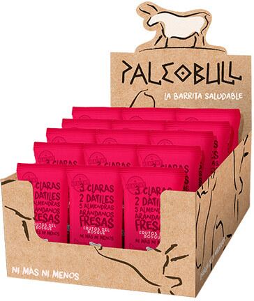 Paleobull Barritas Energ&eacute;ticas Frutos Del Bosque 15 Barritas X 50 Gr
