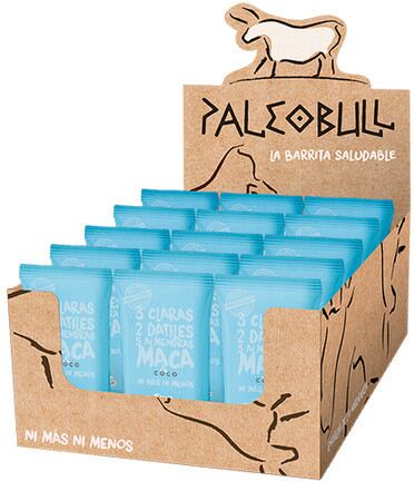 Paleobull Barritas Energ&eacute;ticas Coco 15 Barritas X 50 Gr