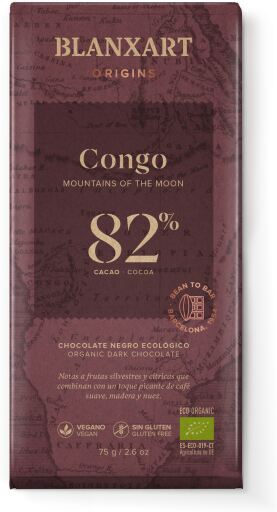Chocolate Negro 82% Congo 75 Gr Eco
