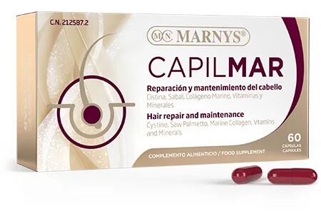 Marnys Capilmar Reparaci&oacute;n Y Mantenimiento Del Cabello 60 Caps