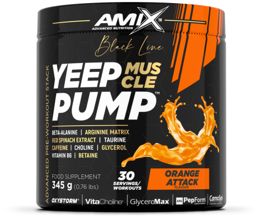 Amix Black Line Pre Entreno Yeep Pump 345 Gr
