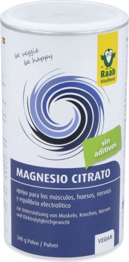 Raab Citrato De Magnesio Polvo 340 G