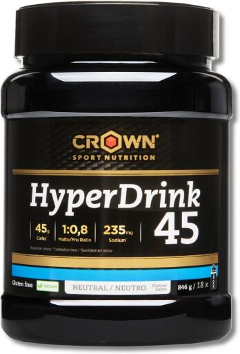 Crown Sport Nutrition Hyperdrink 45 846 Gr / Alta En Hidratos De Carbono Y Extra De Sodio