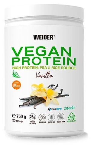 Weider Vegan Protein 750 Gr - Formula Mejorada