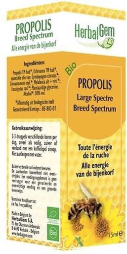 Herbalgem Pr&oacute;polis Amplio Espectro Gotas 50 Ml