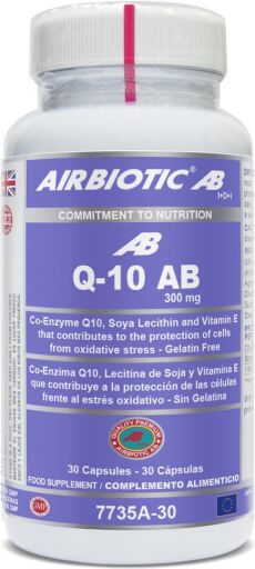 Airbiotic Q10 Ab Complex 30 Caps De 300mg