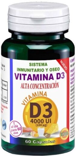Robis Vitamina D3 4000 Ui 60 Cap - Bote