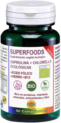 Robis Espirulina + Chlorella 90 C&aacute;psulas