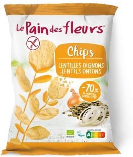 Le Pain des Fleurs Le Pain Des Fleurs Chips De Lentejas Con Cebolla Sin Gluten 50 G