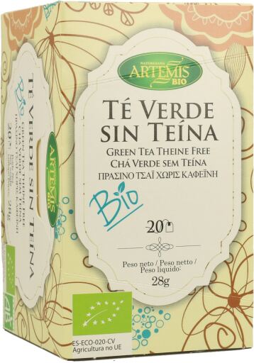 T&eacute; Verde Sin Te&iacute;na ECO - 20 Filtros