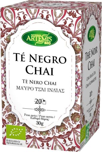 Te Chai Negro Eco 20 Filtros