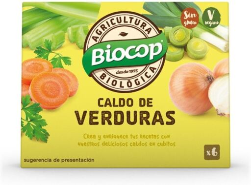 Biocop Caldo Verduras Cubitos 6 X 10g