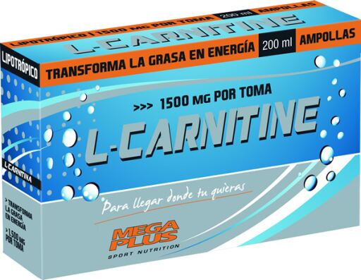 Mega Plus L-carnitina Recovery 1500 Liquid 20x10ml