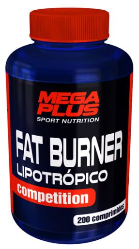 Mega Plus Fat Burner Lipotr&oacute;pico 200 Comp Quemagrasas
