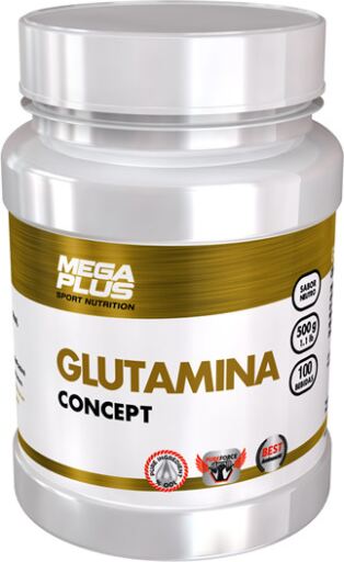 Mega Plus Glutamina Concept 500 Gr