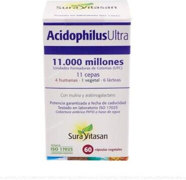 Sura Vitasan Acidophilus Ultra 60 Capsulas