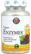 Super Enzymes 60 Comp Accion Prolongada