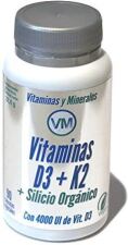 Vitamina D3 + K2 + Silicio Organico 90 Caps