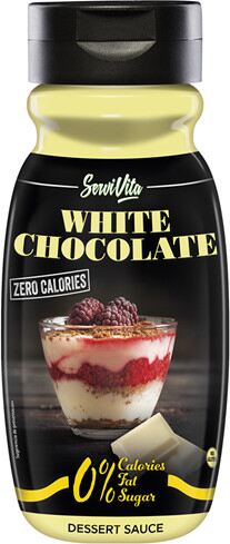 Salsa Chocolate Blanco Sin Calorias 320 Mililitros