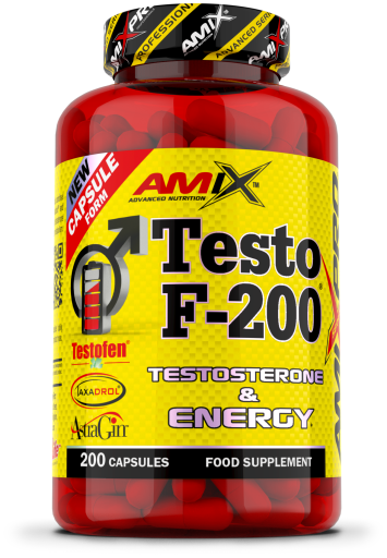 Amix Testo F-200 200 caps Amino&aacute;cidos Energ&eacute;tico Masa Muscular