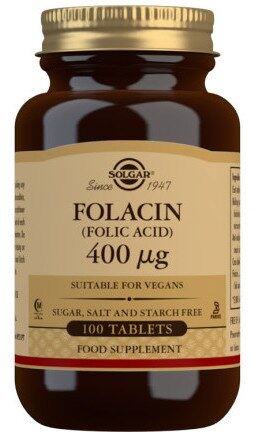 Folic Acid - Acido Folico 400 mcg 100 comp