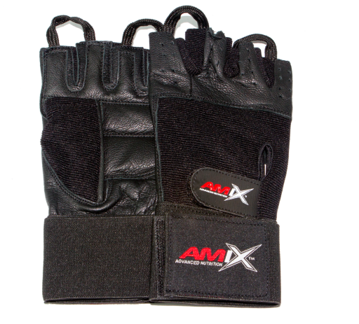 Amix Guantes de Mu&ntilde;equera BodyBuilding Gloves - Negro