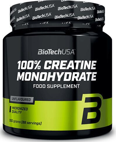 BioTech USA 100% Creatina Monohidrato Micronizada 300 gr