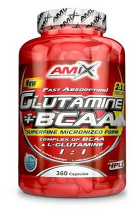 Amix Glutamina + Bcaa + 360 Caps