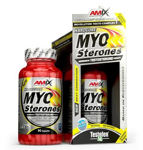 Amix Myosterones 90 C&aacute;psulas - Favorece el Desarrollo Muscular / Alto Contenido de Ecdysteronas