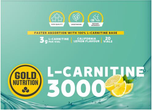 GoldNutrition L-Carnitina 3000 mg 20 viales x 10 ml
