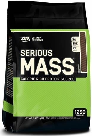 Optimum Nutrition Prote&iacute;na On Serious Mass 12 Lbs (5,45 Kg)