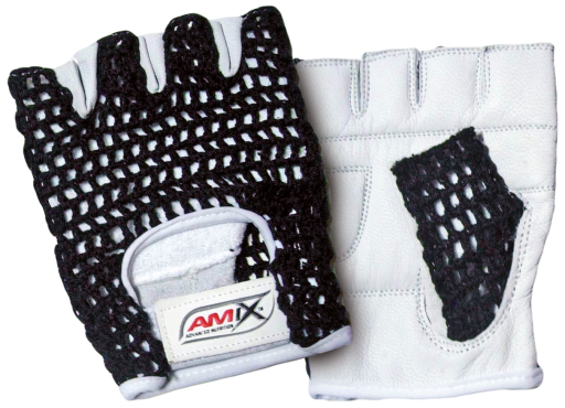 Amix Guantes De Rejilla - Negro/Blanco