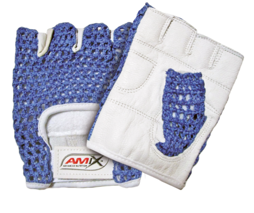 Amix Guantes De Rejilla - Azul/Blanco