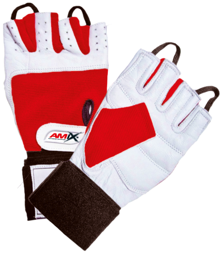 Amix Guantes Mu&ntilde;equera - Rojo/Blanco