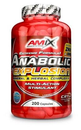 Amix Anabolic Explosion 200 C&aacute;psulas - Suplemento Deportivo Contribuye al Aumento de la Fuerza y Masa Muscular