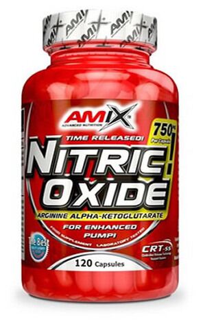Amix Nitric Oxide 120 C&aacute;psulas - Reduce la Fatiga / Efecto Vasodilatador