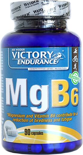 Victory Endurance MGB6 90 C&aacute;psulas - Magnesio con Vitamina b6 - Ideal para evitar calambres
