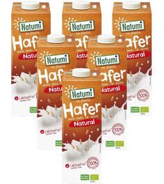Natumi Bebida Vegetal De Avena 6 Uds X 1 L Bio Vegan