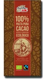 Chocolates Sol&eacute; Chocolate Negro 100% 80 Gr Eco