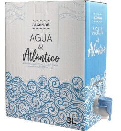 Algamar Agua Del Oceano Atl&aacute;ntico Agua De Mar Bag In Box 3l.