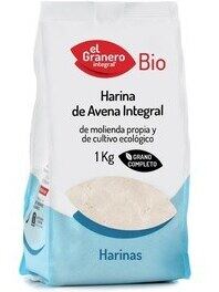 El Granero Integral Harina De Avena Integral Bio 1 Kg