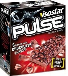 Isostar Barritas Pulse con Cereales 6 barritas x 23 gr