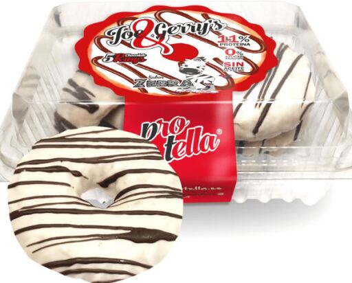 Joe & Gerry's Zebra Donuts de Chocolate Blanco 5 uds - 230 gr