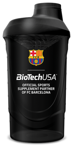 BioTech USA Shaker FC Barcelona Negro 600 ml