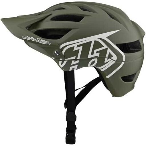Troy Lee Designs A1 Casco Drone Steel Verde M/L - Casco Ciclismo