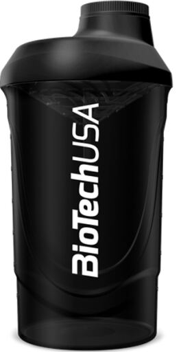 BioTech USA Shaker 600 ml Negro